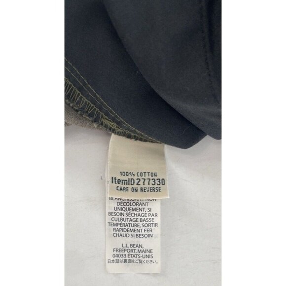 L.L. Bean Olive Green Women's Ankle Pants 12 Reg - Picture 7 of 11